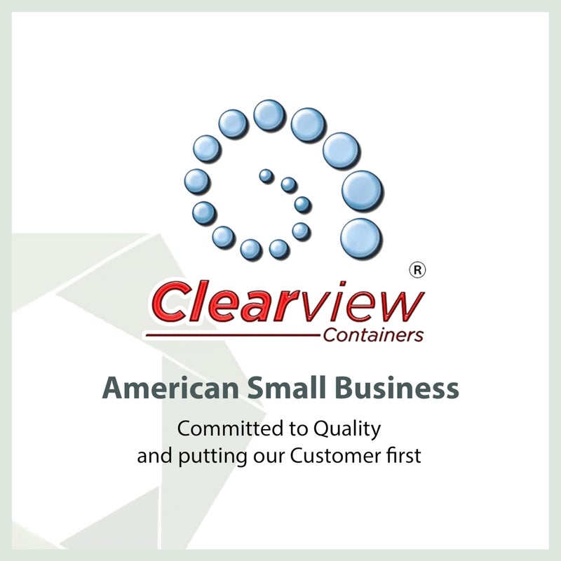 CLEARVIEW CONTAINERS - 5lb, 57 Ounce Plastic Jar with 110/400 Leak Proof Seal Lid - Food Grade and BPA Free (57oz, 1pk) - Image 5